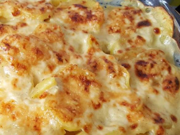 Schnelles Kartoffelgratin