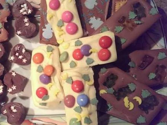 Formschokolade / Bruchschokolade