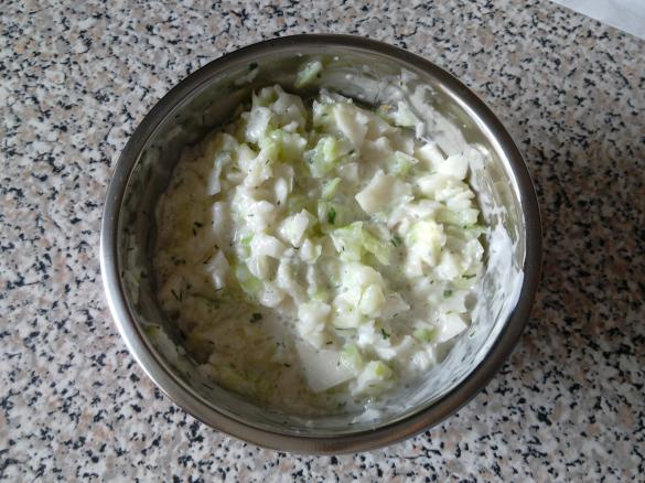 Kohlrabi-Gurken-Salat