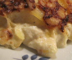 Variation von Kartoffelgratin