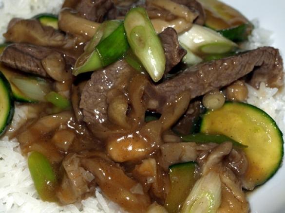 Thai Rindfleisch mit  Austernsauce