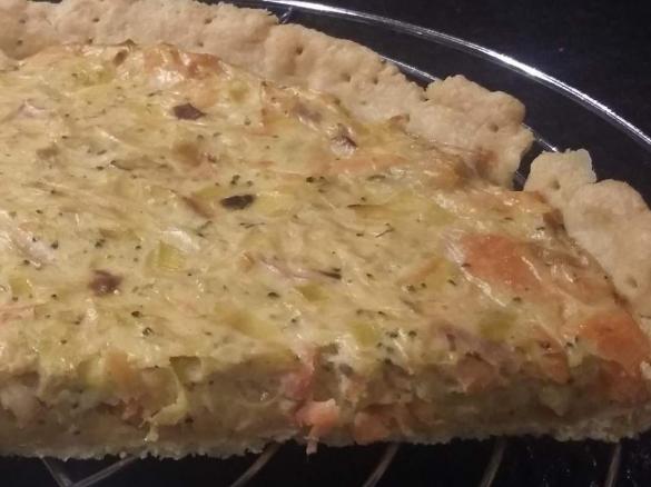 Steffi's Lachs- Lauch-Tarte