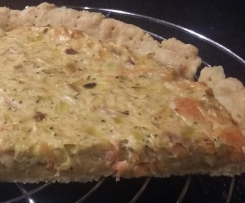 Steffi's Lachs- Lauch-Tarte