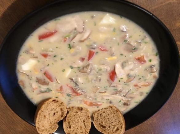 Belgische Championcreme Suppe 