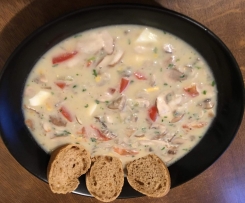 Belgische Championcreme Suppe 