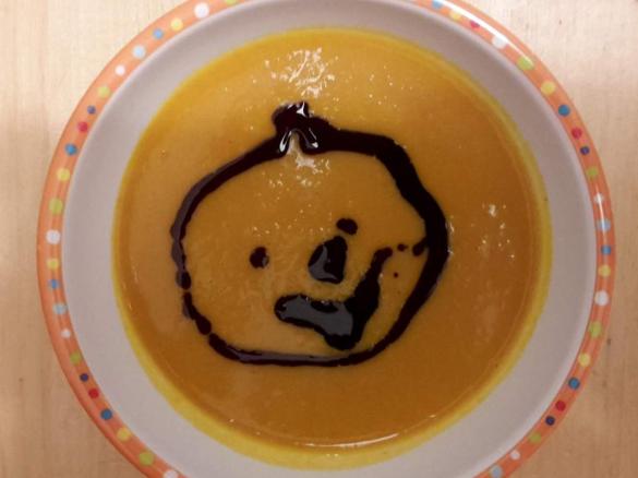 Kürbis-Karotten-Suppe kindertauglich