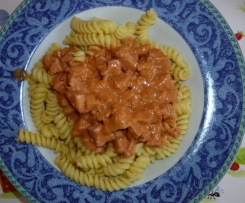 Tomatensauce mit Fleischwurst