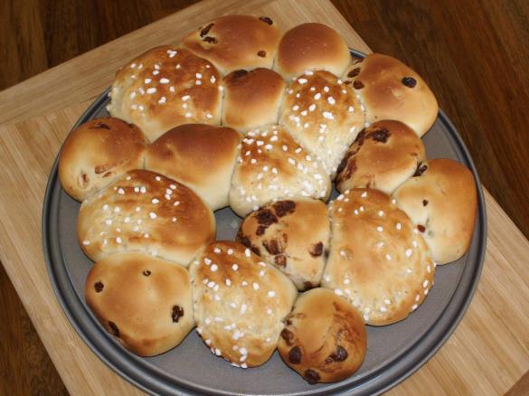 Süße Brötchen - über Nacht