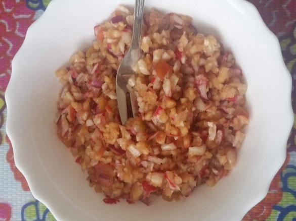 Radieschen-Apfel-Salat