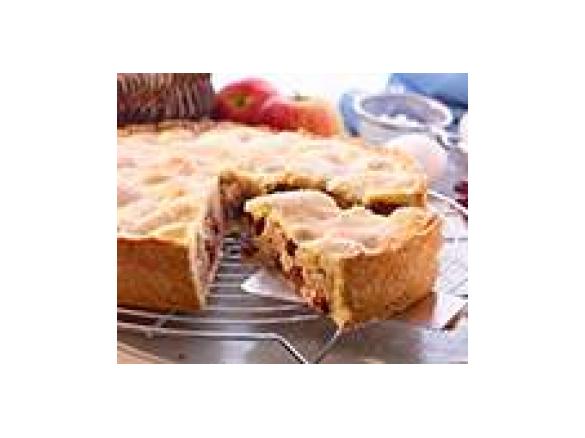 Gedeckter Apfelkuchen