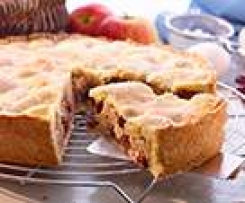 Gedeckter Apfelkuchen