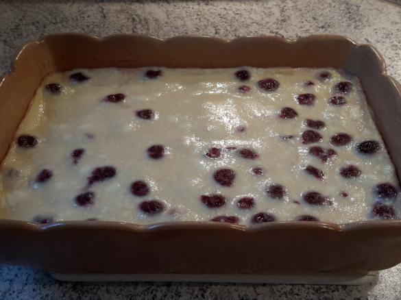 Kirsch-Milchreis-Auflauf