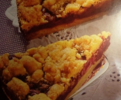 Streuselkuchen mit Kirschen