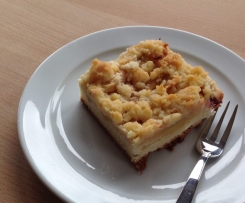 Apfelkuchen mit Streusel - Hefeteig