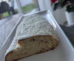 Mandelstollen - ohne Rosinen, schön saftig