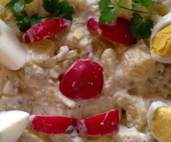 Kartoffelsalat mit Remoulade und Joghurt 