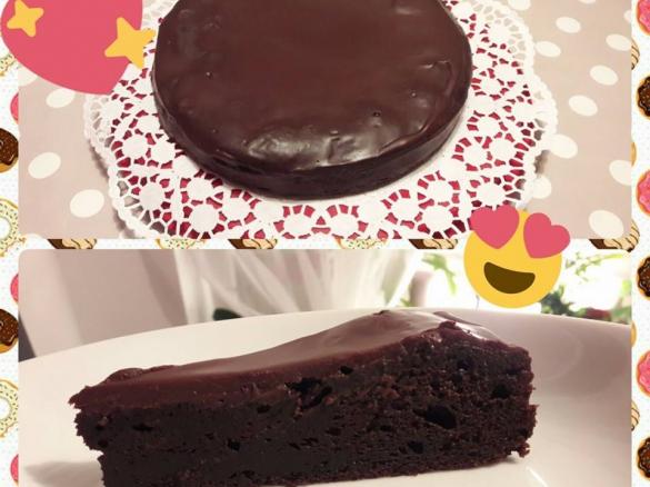 Saftiger Schokoladenkuchen mit Glasur