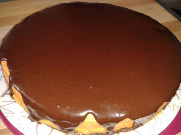 Kürbis-Schoko-Torte mit Zartbitterglasur