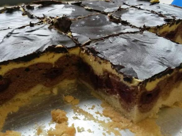 Donauwelle mit schneller Buttercreme - gelingsicher -