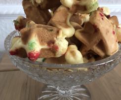 Confetti Cookies aus dem Waffeleisen