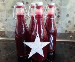 Himbeer-/Heidelbeer-Likör