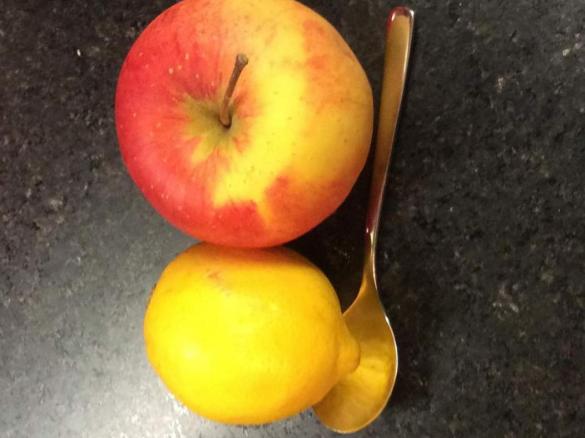 Zitronen-Apfel-Granita