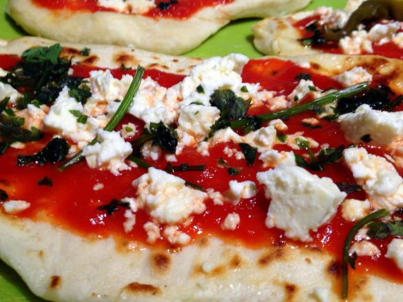 Veganes Naanbrot / Naanpizza