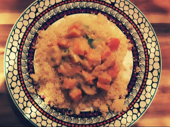 Süßkartoffel Kokoscurry