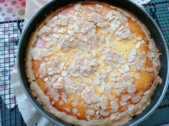 Zitronen/Mango High-Protein-Cheesecake