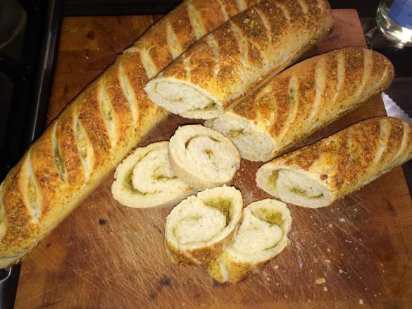 Parmesan-Oregano-Baguette