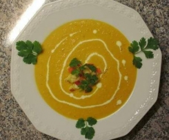 Süßkartoffel-Apfel-Suppe