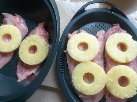 Hawaii-Hähnchen mit Reis