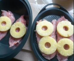 Hawaii-Hähnchen mit Reis