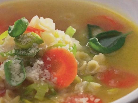 Gemüsesuppe mit Variation zur Cremesuppe