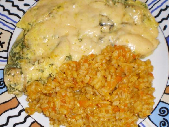 Möhren-Ebly mit Champignon Omelette