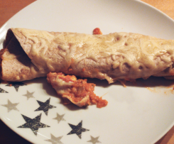 Vegetarischer Tortilla-Wrap-Auflauf