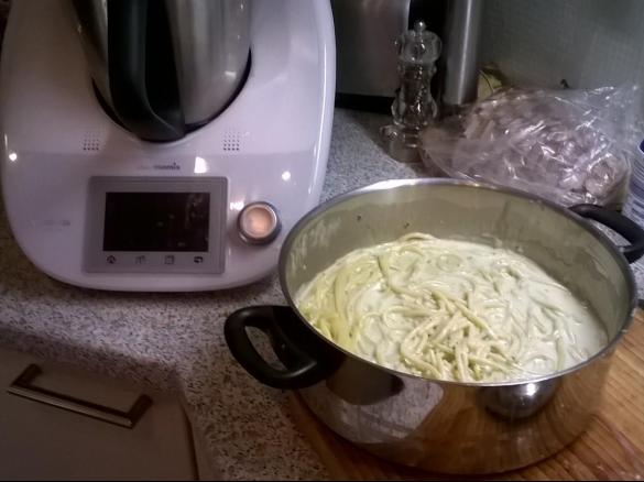 Spagetti in Gorgonzola Sauce