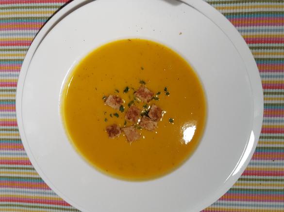 Kürbiscremesuppe