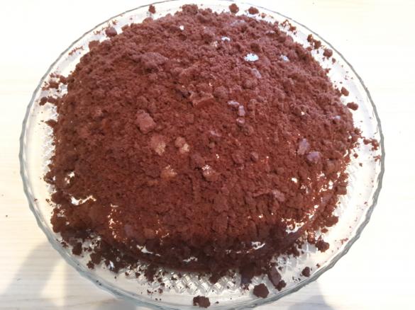 Maulwurfhügel mit Mandarinen