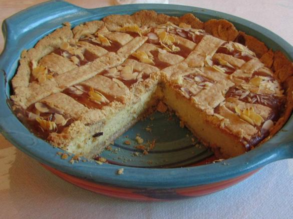 Sizilianischer Orangen-Ricotta-Mandelkuchen