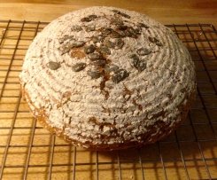 Bäckerbrot mit Kürbis