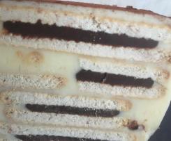 Doppelkeks-Kuchen ohne Backen