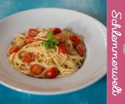 Spagetti Aioli mit Tomaten