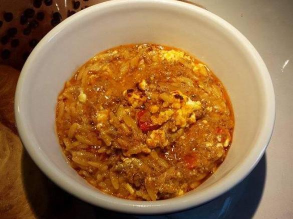 Kritharaki mit Rinderhack