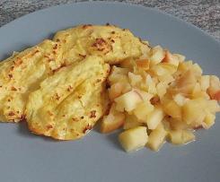 Kartoffel - Apfel -Rösti mit Apfelkompott