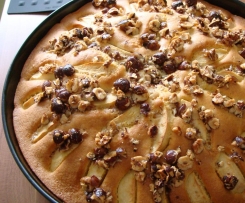 Apfelkuchen mit Ahorn-Nuss-Crunch