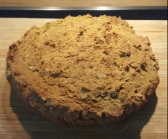 Buchweizen - Kürbis - Brot, glutenfrei, hefefrei, eifrei, laktosefrei & vegan