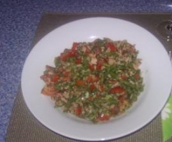 Variation von Italienischer Bohnensalat