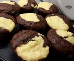 Schoko Käsekuchen Muffins