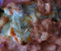 Hähnchen mit Tomaten-Käse-Schinken-Füllung